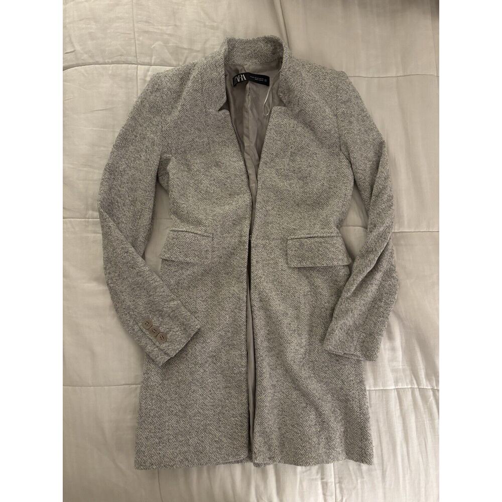 Zara Gray Longline Blazer
